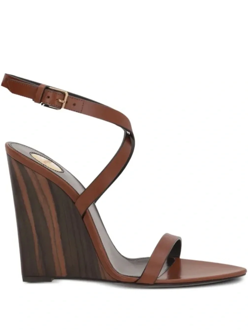 Saint Laurent ‘May Sandals’Wedge Heels - Picture 4 of 7
